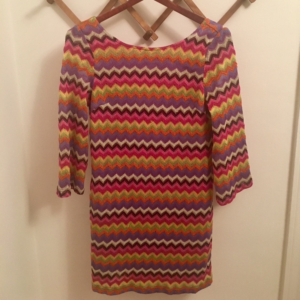 Ark & Co chevron dress